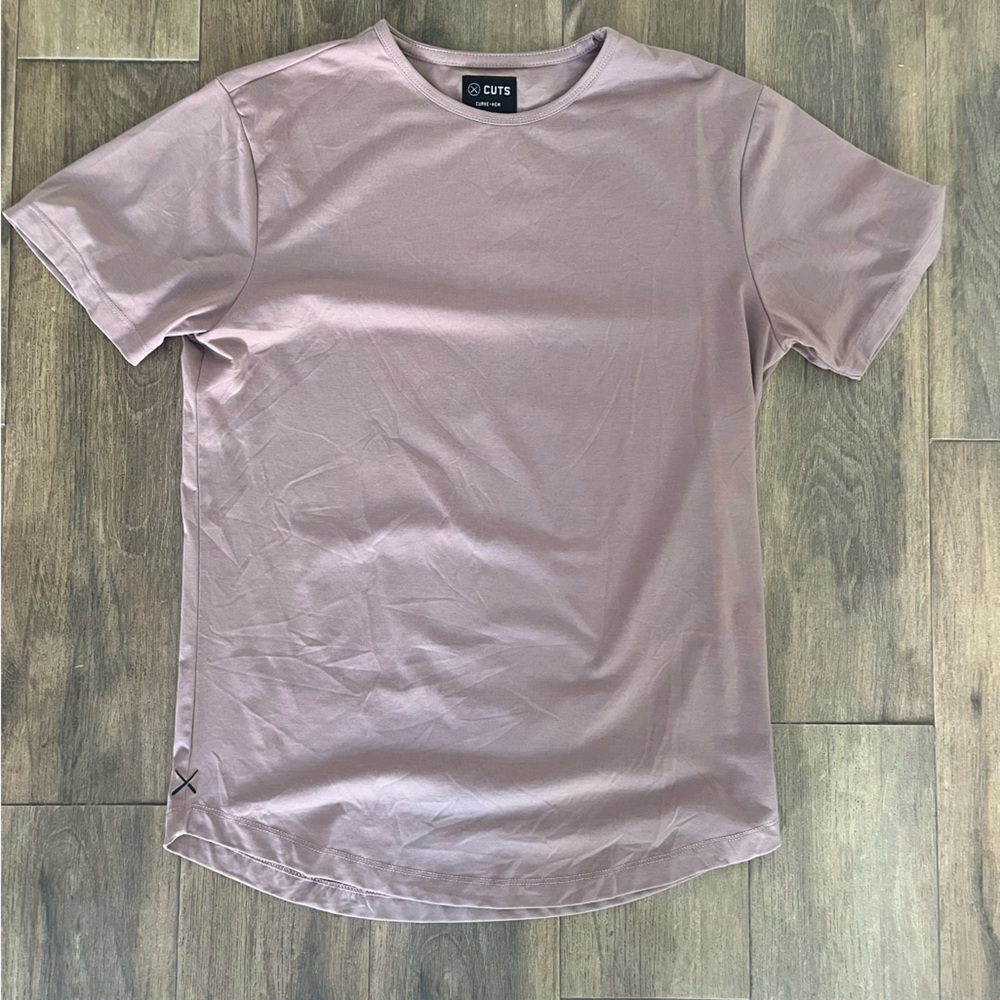 Cuts Clothing - AO Curved Hem Tshirt (Mountain Mist)